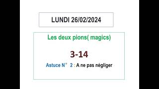 HERRASSIN SUGGESTION PMU QUINTE LUNDI 26022024 CONSEILS [upl. by Sackville914]