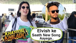 Isha Malviya New Song With Elvish Yadav React On Khatron Ke Khiladi Samarth Ankita Lokhande Party [upl. by Latea826]