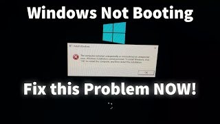 The computer restarted unexpectedly or encountered an unexpected error windows 10 SOLUTION [upl. by Hauser]