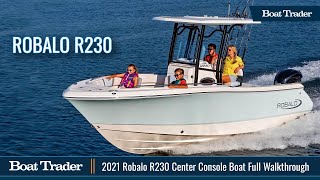 2021 Robalo R230 Center Console Walkthrough Boat Review [upl. by Dimphia]