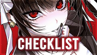 Nightcore  Checklist Lyrics [upl. by Ailimaj]