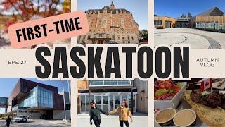 First Time in Saskatoon  Visiting Remai Modern Wanuskewin Park Meewasin Trail  Canada Vlog [upl. by Oek845]