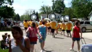 Hartland High School Marching Band  Memorial Day Parade  2011 [upl. by Airdnaz]