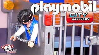 Playmobil City Action Police SWAT Police Station Tactical Unit Police Car with Camera and More [upl. by Lytsirhc]