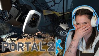 Oh its you  PORTAL 2  Episode 1  First Playthrough [upl. by Banwell881]