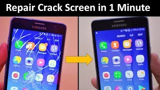 Fix a Broken Cracked Phone Screen at Home For Free  Best April Fool Video [upl. by Annoled560]