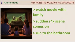 Anon watches a movie with his familiy  4chan greentext stories [upl. by Ahsekyw]