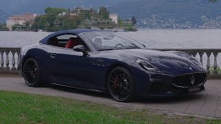 Maserati GranCabrio Trofeo 2024 in crazy dark Blue colour [upl. by Egan715]