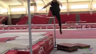 HOW TO HIGH JUMP Box Scissor Jump [upl. by Ynoble]