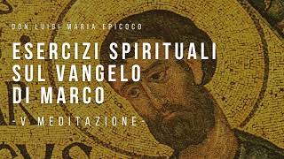 Don Luigi Maria Epicoco  Esercizi spirituali sul Vangelo di Marco  V meditazione [upl. by Nerahs]