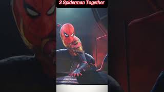 Three Spiderman together spiderman avengersendgame spidermanmovie movieclips viralshorts [upl. by Arvy]