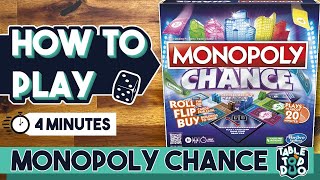 How to Play Monopoly Chance in 4 minutes Monopoly Chance Rules [upl. by Vizzone210]