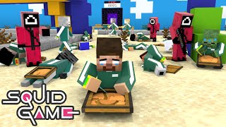 SQUID GAME HONEYCOMB CANDY CHALLENGE  Sad Story  Minecraft Animation [upl. by Melantha141]