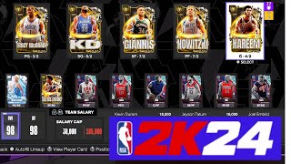 Can My GOAT Starting 5 Win Me A Weekend Ring Vs A Toxic OffBaller  NBA 2K24 MyTeam [upl. by Ertemed]