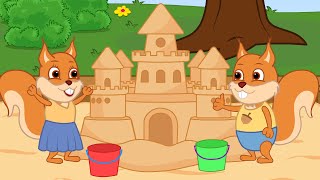 Bridie Squirrel in English  Super Helpers  Cartoon for Kids [upl. by Benil489]