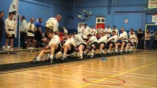 2013 National Indoor Tug of War Championships  Men 720kg Final  Second End [upl. by Oiramel]