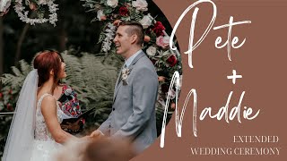 When PETE saw MADDIE  Extended Wedding Ceremony Edition  VIRAL FIRST LOOK [upl. by Launcelot170]