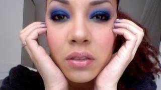 TUTORIAL SMOKY BLEU ELECTRIQUE [upl. by Hgieliak]