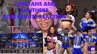 CHEER ATHLETICS CHEETAHS AND PANTHERS BLUE DEBUT REACTION [upl. by Agon]