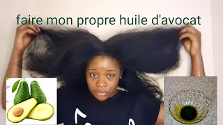 HUILE DquotAVOCAT POUR FAIRE POUSSER LES CHEVEUX PLUS VITE [upl. by Kentiga]