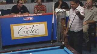 2005 US Open 9Ball Championship Gabe Owen vs Efren Reyes [upl. by Dudley]