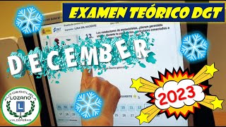 EXAMEN TEÓRICO DICIEMBRE 2023 [upl. by Novla]