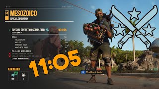 Far Cry 6 Speedrun Special Operations Mesozoico Park  Mastery 3 [upl. by Asiilanna]