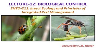 ENTO 211 Lecture 12 Biological Control I [upl. by Trudie749]