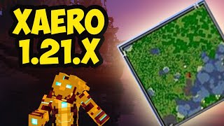 Minecraft 1213 XAEROS MINIMAP MOD  how to use Spotlight 2024 [upl. by Narahs]