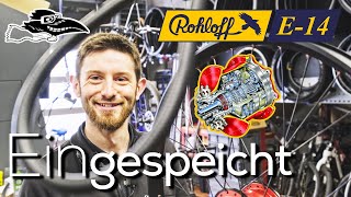 Rohloff Speedhub 50014 Nabenschaltung frisch eingespeicht  DIY [upl. by Emlynn647]