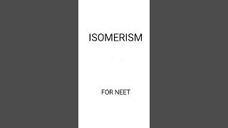 Isomerism class 11  NEET Notes Organic Chemistry AIIMS [upl. by Enylorac]