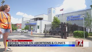 With NC Senate passing abortion ban fear of clinic closure rises [upl. by Kitarp767]