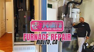 Furnace Repair Rialto CA  4 Points AC and Heating [upl. by Allayne]