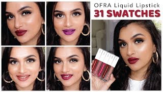 OFRA Long Lasting Liquid Lipstick  Lip Swatches amp Review  BeautiCo [upl. by Ennyroc]