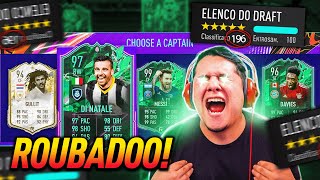 BUSCANDO O DRAFT INSANO 99 BUGADO FIFA 22 FUT DRAFT 😡🔥 [upl. by Ahens]