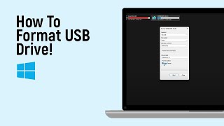 How To Format USB Drive On Windows 2024 easy [upl. by Suchta829]