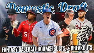 Fantasy Baseball Booms Busts amp Breakouts [upl. by Naenaj]