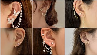 Earrings Design  Cartilage Earrings Designs [upl. by Luanni504]