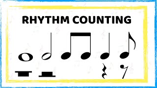 Counting rhythms Whole half quarter eighth notes and rests [upl. by Esenaj]