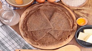 Recette  Galettes sarrasin sans repos [upl. by Emery]