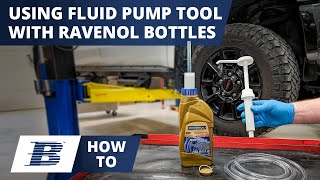 How to Use BLAU Fluid Transfer Hand Pump With Ravenol Bottles [upl. by Bonn]