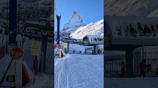 Zermatt Furgg Matterhorn View ski skiing matterhorn switzerland schweiz suisse snow alps [upl. by Geno]