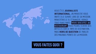 Lindépendance des journalistes  le journaliste international [upl. by Ahtanamas212]