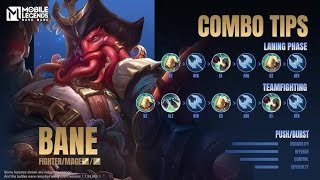 HERO BANE  Bane FighterMage Combo Tips Auto Win mlbb mobilelegends video [upl. by Kruger]