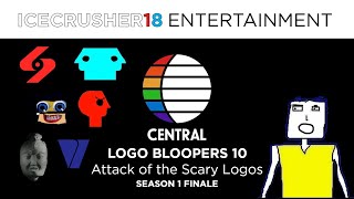 Central Logo Bloopers 10 Attack of the Scary Logos SEASON 1 FINALE [upl. by Yellat]