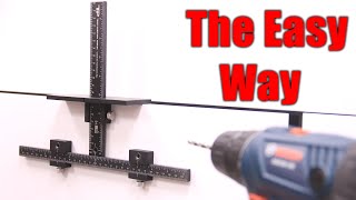 Easiest Way to Drill Cabinet Hardware with the True Position Hardware Jig [upl. by Zetra945]