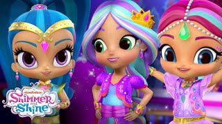 Shimmer and Shine Get New Magical Hair amp Find a Rainbow Garden ✨ Full Episodes  Shimmer and Shine [upl. by Kcirderf]