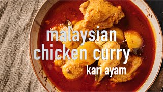 Malaysian chicken curry  kari ayam [upl. by Leugimesoj741]