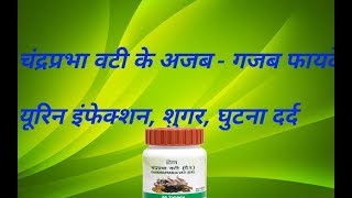 चंद्रप्रभा वटी के अदभुत फायदे।। URINE INFECTIONपेशाब में जलन को 1दिन में खत्म करे [upl. by Lonni]