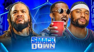 Jacob Fatu vs Street Profits 2 On 1 Handicap Full Match WWE SmackDown Highlights [upl. by Bucher92]